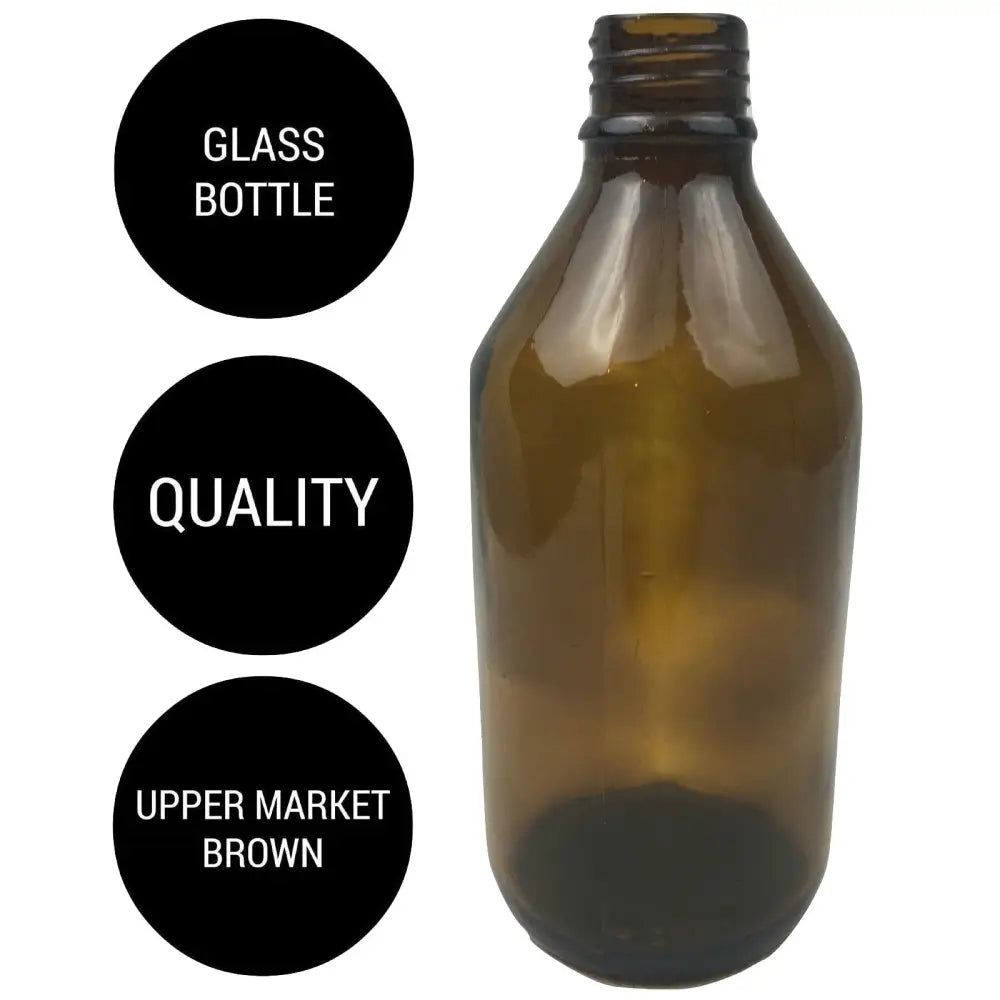 600ml Vintage Brown Glass Vase without Lid/Cap - Home & Garden > Decor