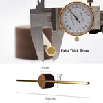 60CM Brushed Golden Brass Towel Bar Bathroom Kitchen Hand Towel Rack Holder Hanger - Home & Garden > Kitchenware