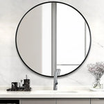 60cm Round Wall Mirror Bathroom Makeup Mirror by Della Francesca - Home & Garden > DIY > Kitchen & Bathroom DIY