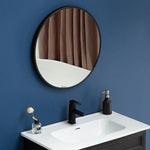 60cm Round Wall Mirror Bathroom Makeup Mirror by Della Francesca - Home & Garden > DIY > Kitchen & Bathroom DIY
