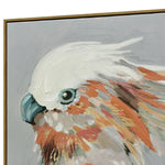60X90cm Cerulean Gaze Dark Wood Framed Hand Painted Canvas Wall Art - Home & Garden > Wall Art