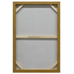 60X90cm Ephemeral Echoes of Continuity Dark Wood Framed Hand Painted Canvas Wall Art - Home & Garden > Wall Art
