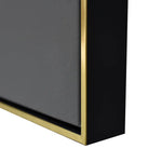 60X90cm Golden Dichotomy Gold Framed Hand Painted Canvas Wall Art - Home & Garden > Wall Art