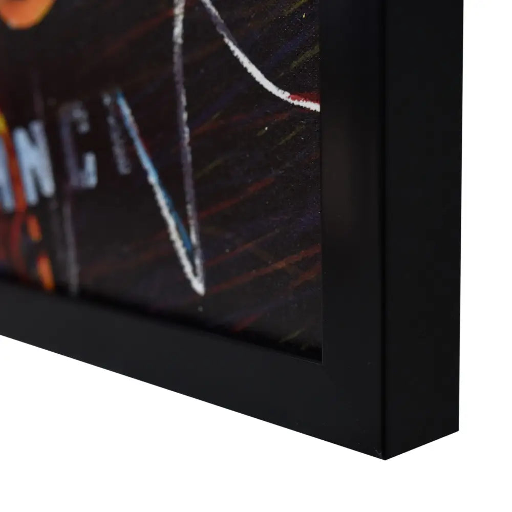 60X90cm Neon Serenade Black Framed Hand Painted LED Wall Art - Home & Garden > Wall Art