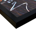 60X90cm Neon Serenade Black Framed Hand Painted LED Wall Art - Home & Garden > Wall Art
