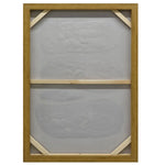 60X90cm Pebble Mosaic Dark Wood Framed Hand Painted Canvas Wall Art - Home & Garden > Wall Art