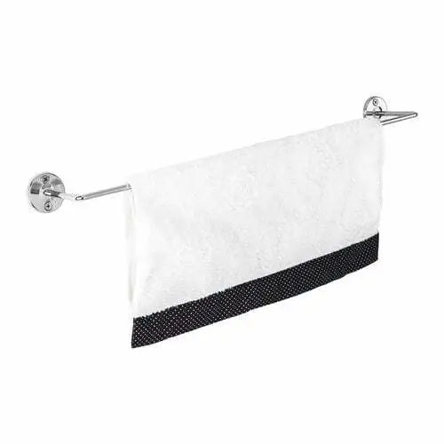 610mm Chrome Towel Rail Stainless Steel Holder Rack - Home & Garden > Bathroom Accessories > Towel Racks & Holders