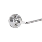 610mm Chrome Towel Rail Stainless Steel Holder Rack - Home & Garden > Bathroom Accessories > Towel Racks & Holders