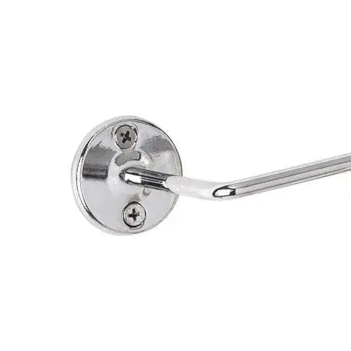 610mm Chrome Towel Rail Stainless Steel Holder Rack - Home & Garden > Bathroom Accessories > Towel Racks & Holders
