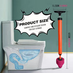 62cm High Pressure Toilet Unblock Toilet Pipe Plunger Bathrooms floor Drains - Home & Garden > Bathroom Accessories >