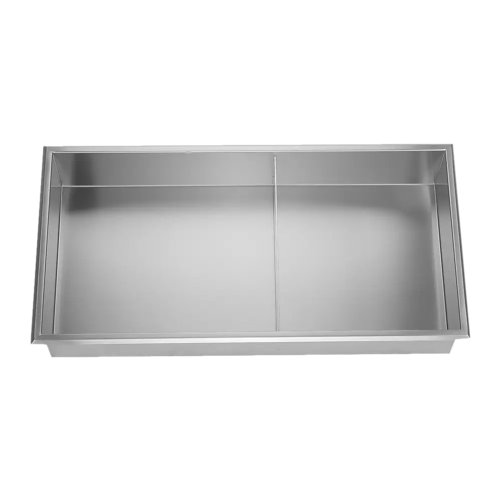 641 x 336 x 101mm Shower Niche Double Shelf Organizer No Tile Needed in Stainless Steel Finish - Home & Garden > DIY >