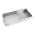 641 x 336 x 101mm Shower Niche Single Shelf Organizer No Tile Needed in Stainless Steel - Home & Garden > DIY > Kitchen