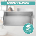 641 x 336 x 101mm Shower Niche Single Shelf Organizer No Tile Needed in Stainless Steel - Home & Garden > DIY > Kitchen