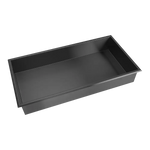 641 x 336 x 101mm Shower Niche Single Shelf Organizer No Tile Needed in Black - Home & Garden > DIY > Kitchen &