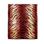 675gsm 2 Ply Animal Print Faux Mink Blanket Queen 200x240 cm Tiger - Home & Garden > Bedding