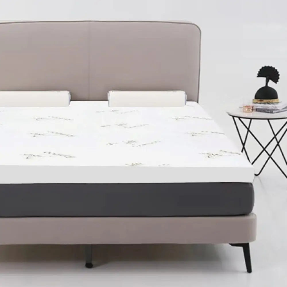 6cm Memory Foam Topper with Bamboo Mattress Cover - Queen - Furniture > Mattresses > Mattress Toppers