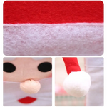 6x Christmas Cute Lady Santa Hat Chair Covers Dinner Home Décor Ornaments Gift Mrs Santa - Occasions > Christmas >