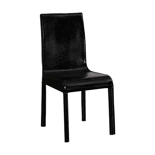 7 Pieces Dining Suite Dining Table & 6X Black Chairs in Rectangular Shape High Glossy MDF Wooden Base Combination
