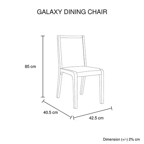 7 Pieces Dining Suite Dining Table & 6X Chairs in White Top High Glossy Wooden Base - Furniture > Dining
