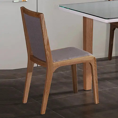7 Pieces Dining Suite Dining Table & 6X Chairs in White Top High Glossy Wooden Base - Furniture > Dining