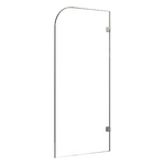 700 x 1450mm Frameless Bath Panel 10mm Glass Shower Screen By Della Francesca - Furniture > Bathroom > Shower Heads &