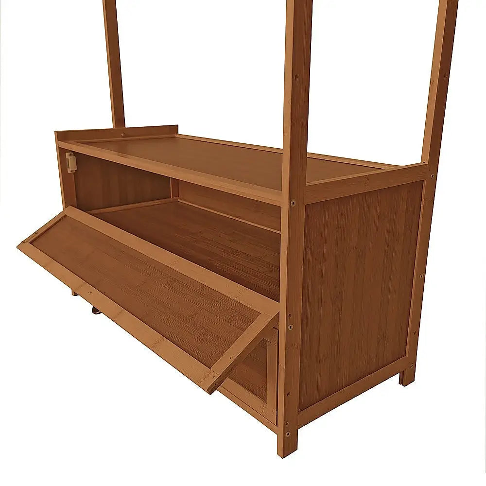 70cm Clothes Rack Stand Storage Shelves Modern Coat Tree - Home & Garden > Storage > Clothing & Wardrobe Storage