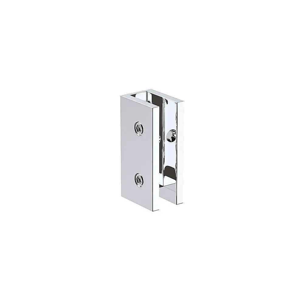 70cm Frameless Glass Bath Screen with Brackets - Chrome - Furniture > Bathroom > Shower Heads & Screens