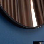 70cm Round Wall Mirror Bathroom Makeup Mirror by Della Francesca - Home & Garden > Bathroom Accessories