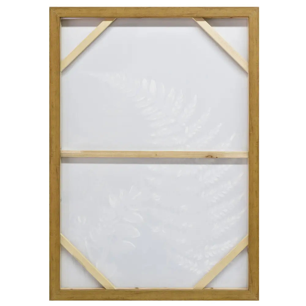 70X100cm Lustrous Foliage Dark Wood Framed Canvas Wall Art - Home & Garden > Wall Art