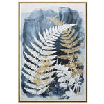 70X100cm Lustrous Foliage Dark Wood Framed Canvas Wall Art - Home & Garden > Wall Art