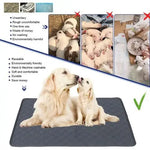 70X50cm Washable Pet Dog Pee Pad Reusable Cat Puppy Training Wee Absorbent Mat Pads Bed - Pet Care > Dog Supplies > Dog