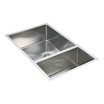 715x440mm Handmade Stainless Steel Undermount / Topmount Kitchen Sink with Waste - Furniture > Bathroom > Sinks