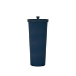 750ml Blue Straw Cup - 304 Stainless Steel Reusable BPA-Free Water Bottle with Leak-Proof Lid Large Capacity Perfect