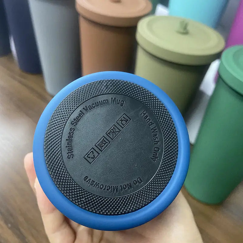 750ml Green Straw Cup - 304 Stainless Steel Reusable BPA-Free Water Bottle with Leak-Proof Lid Large Capacity Perfect
