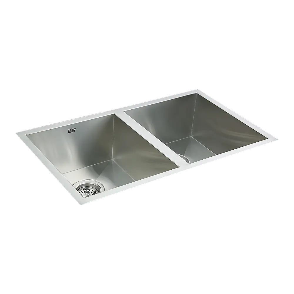 770x450mm Handmade Stainless Steel Undermount / Topmount Kitchen Sink with Waste - Furniture > Bathroom > Sinks