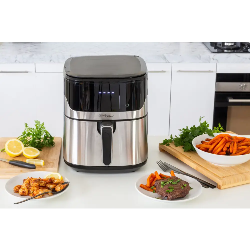 7L Air Fryer Wiz w/ Built-In Scale 200C 9 Cooking Programs - Appliances > Kitchen Appliances