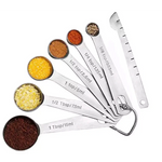 7pcs Stainless Steel Measuring Spoons - Home & Garden > Kitchenware