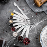 7pcs Stainless Steel Measuring Spoons - Home & Garden > Kitchenware