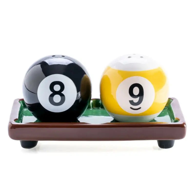 8 Ball Pool Salt Pepper Set - Home & Garden > Kitchenware