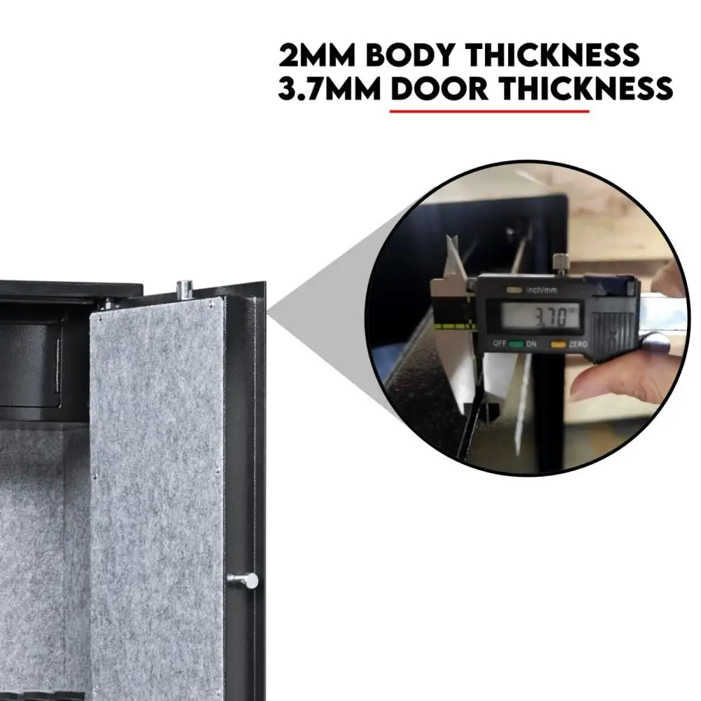 8 Gun Safe Firearm Rifle Storage Lock box Steel Cabinet Heavy Duty Locker CAT A + B - Home & Garden > Storage