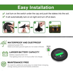 8 Pack LED Solar Pathway Lights Outdoor Solar Ground Lights (Warm White) - Home & Garden > Garden Lights
