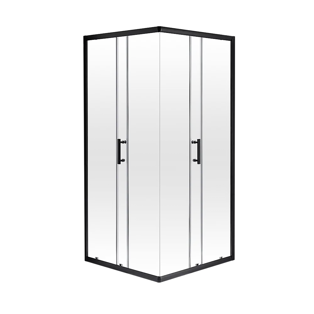 800 x 1000mm Sliding Door Nano Safety Glass Shower Screen By Della Francesca - Furniture > Bathroom > Shower Heads &