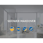 800 x 2100mm Frameless 10mm Safety Glass Shower Screen - Furniture > Bathroom