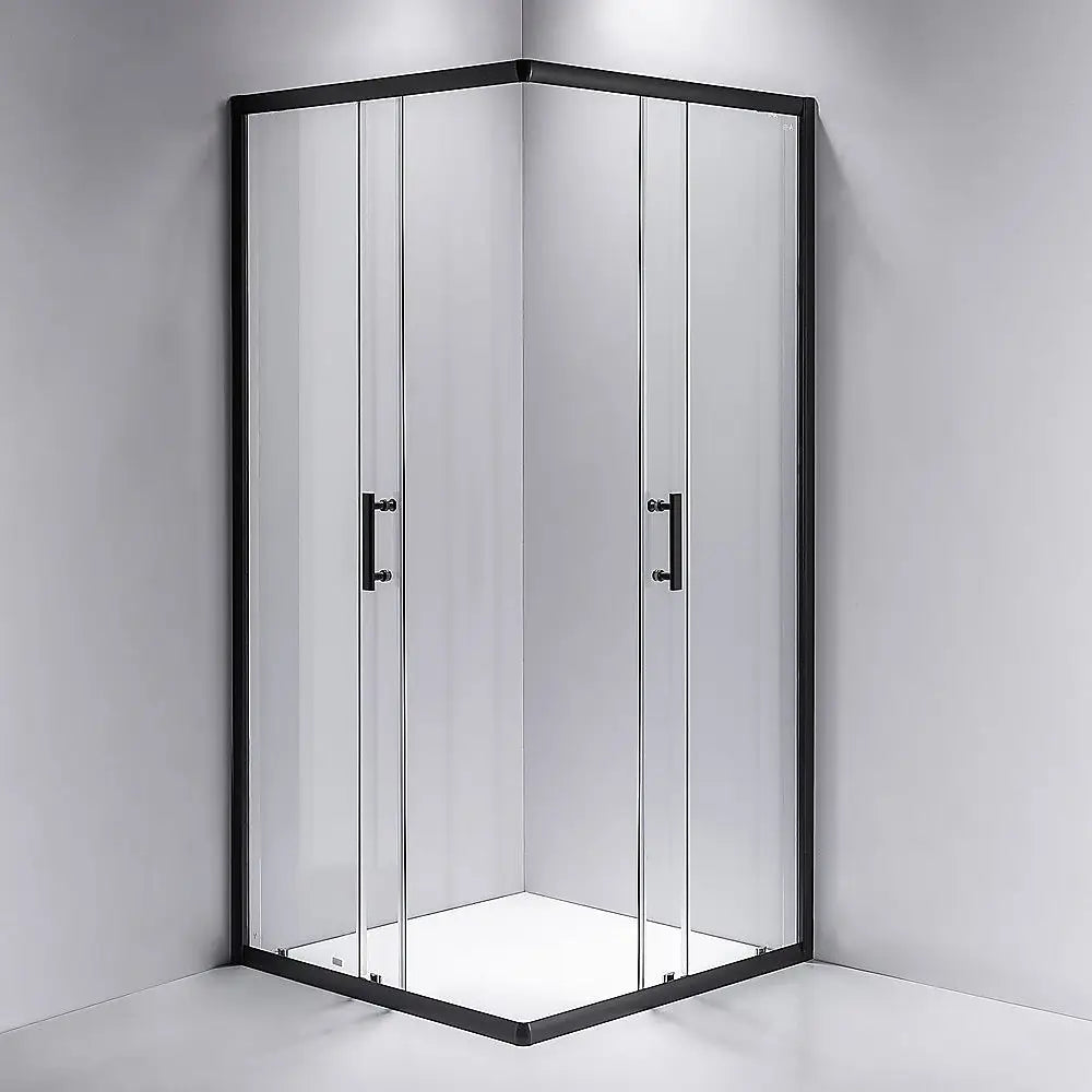 800 x 900mm Sliding Door Nano Safety Glass Shower Screen By Della Francesca - Furniture > Bathroom > Shower Heads &
