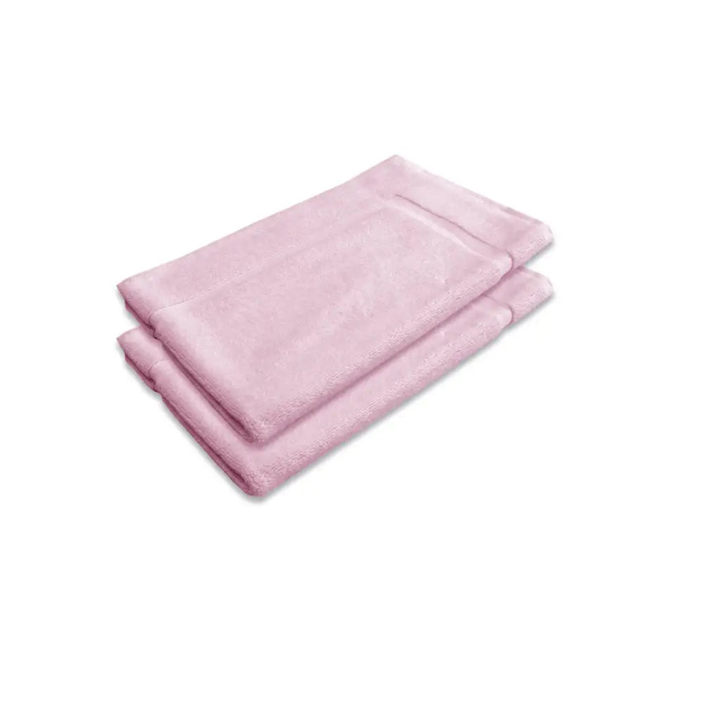 800GSM Set of 2 Cotton Bath Mat Pink - Home & Garden > Bathroom Accessories