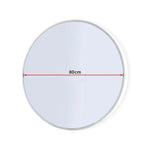 80cm Round Wall Mirror Bathroom Makeup Mirror by Della Francesca - Home & Garden > DIY > Kitchen & Bathroom DIY