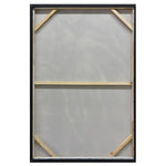 80X120cm Azure Tusker Champagne Framed Hand Painted Canvas Wall Art - Home & Garden > Wall Art