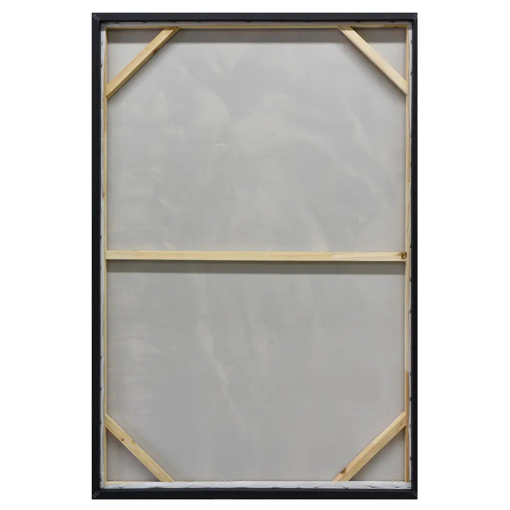 80X120cm Azure Tusker Champagne Framed Hand Painted Canvas Wall Art - Home & Garden > Wall Art