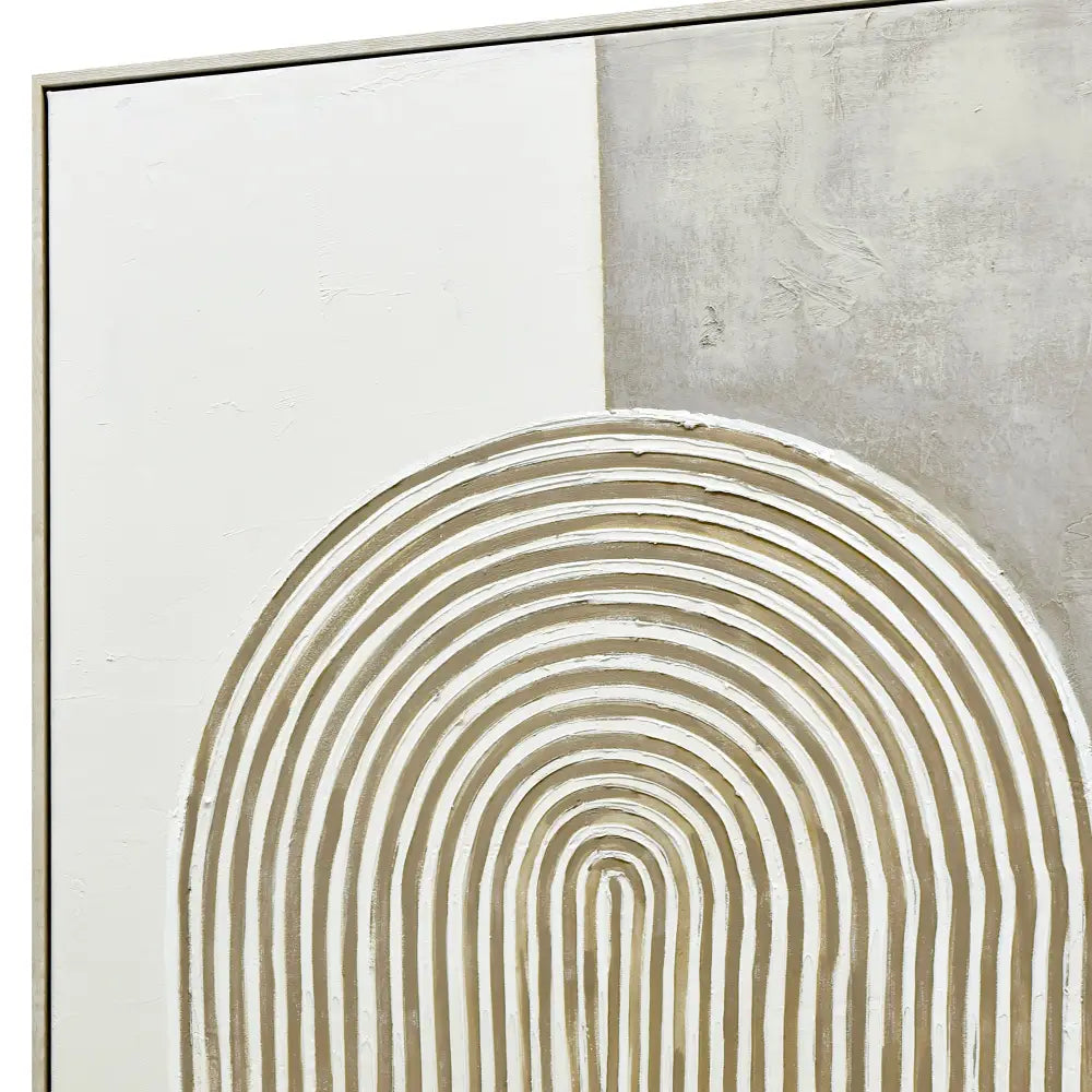 80X120cm Duality’s Embrace Light Wood Framed Hand Painted Canvas Wall Art - Home & Garden > Wall Art