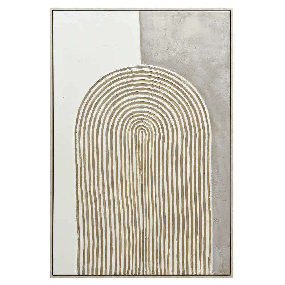 80X120cm Duality’s Embrace Light Wood Framed Hand Painted Canvas Wall Art - Home & Garden > Wall Art